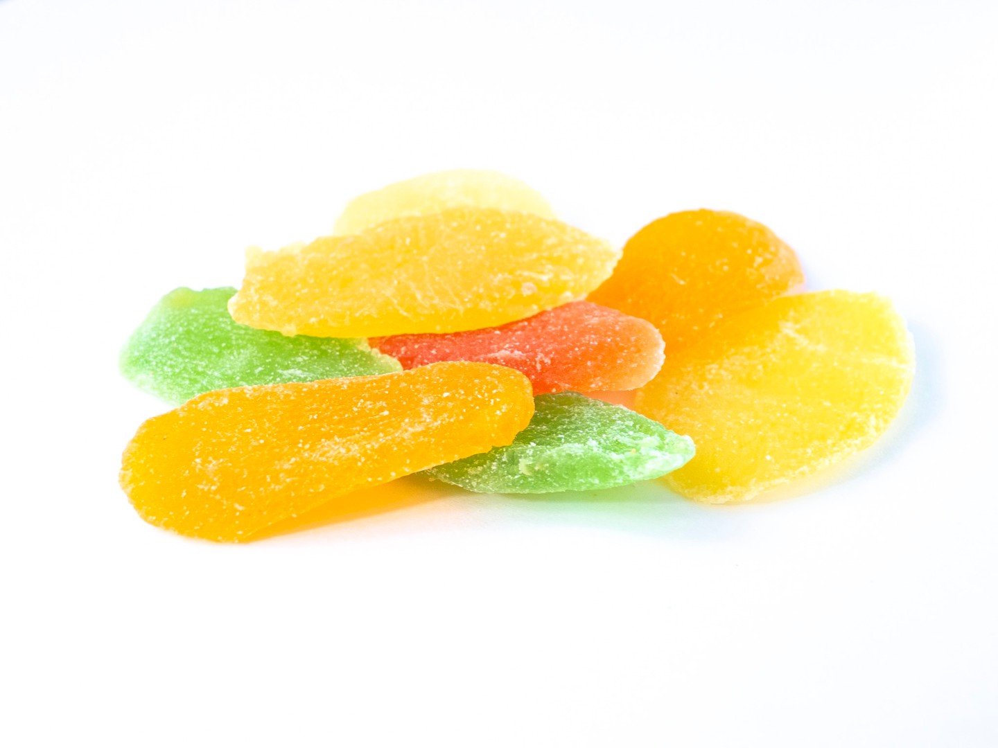 Цукаты листики микс